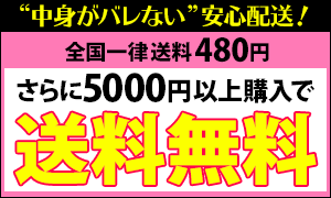 送料一律480円。5000円以上買うと送料無料!